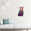 Miniatyrbild 5 av 6: Färgglad Katt Trä Pussel Personlig 3D Pussel Vuxen Barn's Gåva Utbildning Barn's Leksak