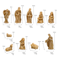 Miniatyrbillede 8 af 8: 10 stykker Ativity Fødsel Jule Vugge Scene Dekorative Figuriner Katolske Kristen Værelse Dekor