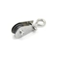 Miniatyrbild 4 av 6: 1PC 0,3" Poulie Durable Single Swivel Lifting Rep Rulley Roller Block