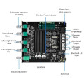 Miniatyrbillede 5 af 7: Bluetooth Subwoofer Forstærker Tavle Kanal Power Audio Stereo Bas