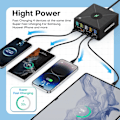 Pikkukuva 4 / 8: 160W 5 portit USB laturi asema 15W langaton lataus