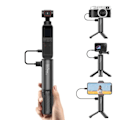 Miniatyrbild 1 av 7: BG-4 Mini Stativ Med5000mAhPower Bank Hand Grip Monopod Bärbart stativ