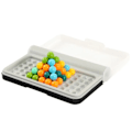 Miniatyrbillede 7 af 8: 120 udfordringer IQ 3D puslespil brætspil klassisk pyramide plade perle logisk sind for børn pyramide perler legetøj