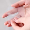 Miniatyrbild 5 av 10: Väggmonterad tvål disk avlopp tvål hållare för badrum självhäftande tvål disk plast tvål behållare