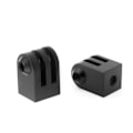 Miniatyrbillede 1 af 6: Aluminium Stativ Metal Adapter 1/4" Skrue cnc Alu Mount