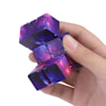 Miniatyrbillede 2 af 4: 1 PC Antistress Infinity Cube Office Flip Stress Relief Cube Legetøj For børn