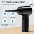 Miniatyrbild 8 av 8: Sladdlös Air Duster Blower Multi-Use Portable Compressed Air Duster,Electric Air Duster Computer Cleaner