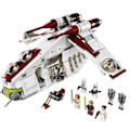 Miniatyrbillede 2 af 5: Plan Gunship Bygning Klodser Klodser Gør det selv Legetøj Til børn