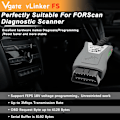 Miniatyrbillede 3 af 7: ELM327 vLinker FS USB OBD2 Scanner Bil Auto  Diagnostic Værktøj Automotive Scannere