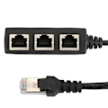 Miniatyrbild 4 av 6: RJ45 Ethernet Splitter Cable 1 Hane till 3 Kvinna LAN Ethernet Splitter för Cat5 Cat6 LAN Ethernet Socket Connector