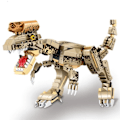Miniatyrbillede 2 af 9: Jurassic Indominus Rex Dinosaur World Model Building Blocks City Triceratops Velociraptor