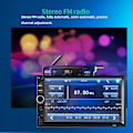 Miniatyrbillede 4 af 7: Stereo 7 tommer Bil Radio 2DIN Touch Skærm Automotive Multimedia Bluetooth USB TF FM Radio Autoradio MP5 afspiller