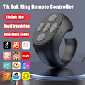 Miniatyrbilde 2 av 7: Trådløs Bluetooth Mobil Selfie Lazy Artifac Tiktok Fjernkontroll Ring Mobil Telefon Bluetooth Kontroller  For Xiaomi Apple