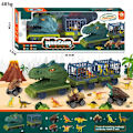 Miniatyrbilde 9 av 9: Gutter Bil Leker Dinosaur Lastbil Transport Carrier Kjøretøy Dino Dyr Modell Tyrannosaurus Rex Lastbil