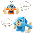Miniatyrbild 5 av 9: Funny Voice Control Tumbling Rolling Leksaker Bebis Tecknad Apa Tidig Utbildning Leksaker