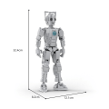 Miniatyrbilde 3 av 6: Cyberman Robot Virtual Robotic Creature Space-faring Cyborgs Building Leker Suit for Voksne
