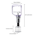 Miniatyrbillede 4 af 5: 4 stykker Hjerteformet Cupping Device Set Moderig Vacuum Suge Dåser Drive Out Fugt Massage Terapi