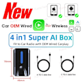 Miniatyrbild 8 av 11: Mini Android Auto Carplay Trådlös Adapter AI Box Bil OEM Trådbunden Android Auto To Trådlös USB Dongle