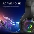 Miniatyrbillede 2 af 7: RGB Gaming Hovedtelefon Surround Lyd Computer PC Headset Øretelefoner Mikrofon