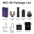 Miniatyrbillede 5 af 9: Professionel DSLR Kamera Mikrofon haglgevær mikrofon cardioid pickup