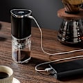 Miniatyrbild 2 av 5: Bärbar Elektrisk Kaffe Kvarn TYP C USB Ladda Keramik Slipning Core Hem Kaffe Bönor Pulverizer Bästa kvalitet Kvarn