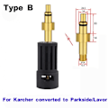 Miniatyrbillede 1 af 5: Vand Adapter Til Karcher K2 K3 K4 K5 K6 K7 Hun Til Parkside Hun Vand kanoner