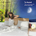 Miniatyrbillede 3 af 8: Sunrise/Sunset Simulation Lysende Digitalt Ur med FM Radio
