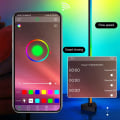 Pikkukuva 6 / 7: Olohuone himmennettävä kulma lattia lamppu 141cm jalusta Bluetooth RGB LED Mieliala valo