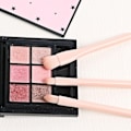 Miniatyrbillede 4 af 5: 4 I 1 Makeup Brushes Foundation Øjenbryn Shadow Eyeliner Blush Powder Brush