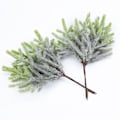 Miniatyrbilde 1 av 7: 6 stk kunstige planter falske furu vaser jule pynt