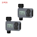 Miniatyrbilde 8 av 9: Hage Vanning Enkeltuttak Slange Vanning Timer,1, Sort Med LCD Skjerm