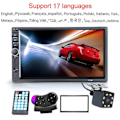 Miniatyrbillede 2 af 6: 7" Touch Skærm Stereo Bluetooth 12V 2 Din MP5 afspiller