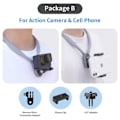Miniatyrbild 8 av 10: Hals Hold Mount for GoPro Hero 11 10 9 8 7 6 5 Insta360 DJI Osmo Action2 Samsung Smartphone  Magnetic GoPro Tillbehör