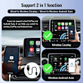 Miniatyrbild 4 av 6: Universal Wireless CarPlay Android Auto Wireless Adapter Smart Mini Box Plug And Play WiFi Snabb Anslut