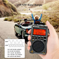Miniatyrbillede 5 af 6: Reteness TR110 Portable SSB Shortwave Radio FM MW SW LSB AIR CB VHF UHF Fuld Band NOAA Alert Digital Radio Receiver for outdoor