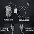 Miniatyrbillede 7 af 11: Jul Lys Led String Fairy Light 8 Modes Jule Lys Til Bryllup Fest Ferie Lys