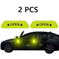 Pikkukuva 1 / 10: Heijastava Auto ovi Tarra Turva Avaa Varoitus Heijastin Teippi Tarra Auto Auto Lisävarusteet 2kpl
