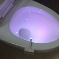 Miniatyrbilde 3 av 6: Smart Bad Toalett Nattlys LED Body Motion Aktivert På/Av Sete Sensor Lampe
