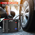 Miniatyrbillede 3 af 6: Kompressor 150PSI Luft Pumpe Cykel Bil 2000A Jump Starter  Power Bank Trådløs Dæk Inflator