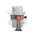 Miniatyrbillede 6 af 6: Lodret Shooting Smartphone Telefon Mount Holder Stativ Mount Kold Sko Vlog Stativ Mount