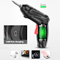 Miniatyrbild 4 av 6: 3,6v El Verktyg Set Hushåll Underhåll Reparation 1800mAh Lithium Batteri Mini Hushåll Elektrisk Borr