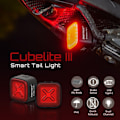 Miniatyrbild 2 av 7: Smart Tail Light Cykel Broms Varning Ljus Ultra Ljus Bakre Light USB Charge LED Natt Varning Ljus