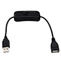 Pikkukuva 3 / 3: 28 cm USB kaapeli kytkimellä ON/OFF kaapeli jatkokytkin kytkin USB lamppua varten