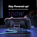 Pikkukuva 2 / 6: Paras laatu USB C telakka Steam Steam Nintend Switch 6-in-1 Type C to 4K@60Hz HDMI-yhteensopiva Gigabit Ethernet USB  3.0 keskitin