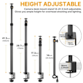 Miniatyrbillede 2 af 7: Stativ klemme 90 cm skrivebord lys stand Live bom arm med 1/4" kugle hoved
