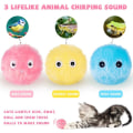 Miniatyrbilde 9 av 9: Smart Katt Leker Interaktiv Ball Kattemynte Katt Trening Leke Kjæledyr Leke Ball Kjæledyr Squeaky Rekvisita Produkter Leketøy