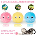 Miniatyrbillede 9 af 9: Smart Katte Legetøj Interaktivt Kugle Kattenip Kat Træning Legetøj Kæledyr Spille Ball Kæledyr Kirkende Forsyning Produkter Legetøj