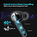 Pikkukuva 2 / 7: Bluetooth langattomat nappikuulokkeet hybridi 40dB kohina vaimennus TWS nappikuulokkeet