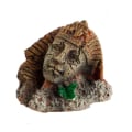 Miniatyrbillede 1 af 4: Kunstig harpiks gammel egyptisk farao sfinks ruiner romersk stil ansigt søjle statue akvarium dekorationer