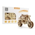 Miniatyrbilde 6 av 6: Motorsykkel 3D tre puslespill motorsykkel mekanisk modell bygg sett
